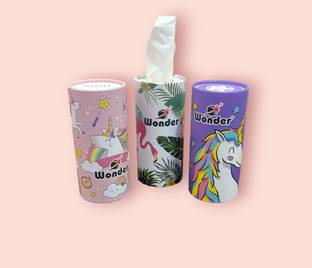 Wonder Round Box Car Tissue -2 Ply -Pack of 3