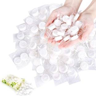 feelhigh 50pcs Compressed Towel Coin Tissues Portable Wipe Napkin Paper Tablets