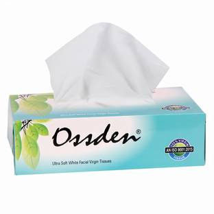 OSSDEN 2 Ply Ultra Soft Tissue, Facial Tissue - 100 Pulls (200 sheets per Box) ,Pack of 3 Box