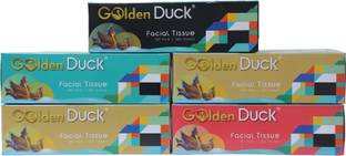 Golden Duck Premium Facial Tissue Box 100 Pulls 2 Ply - Ultra Soft