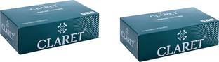 CLARET Facial Tissue 2-Ply,100 Pulls, Perfect for Car, Office Daily use Home Use