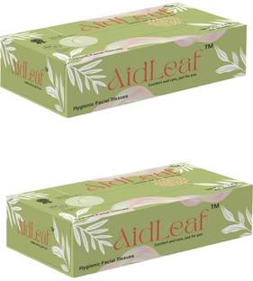 AidLeaf Premium Face Tissue (2 Ply, 100 Pulls per box)