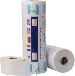 HINSHITSHU Disposable Neck Ruffle Roll Paper Strip Tissue Pack of 5