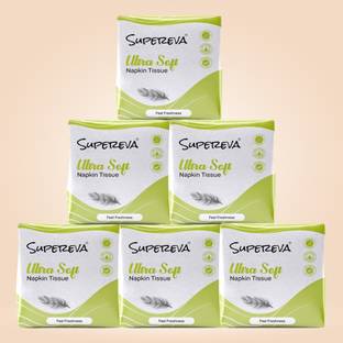 SUPEREVA Soft Tissue Paper Napkin Use For Car /Face /Home /Office/ Restaurant