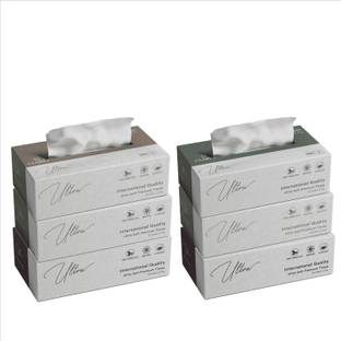 CLARET Ultra Soft 3-Ply Facial Tissues | 75 Pulls | Ultra Gentle for Sensitive Skin