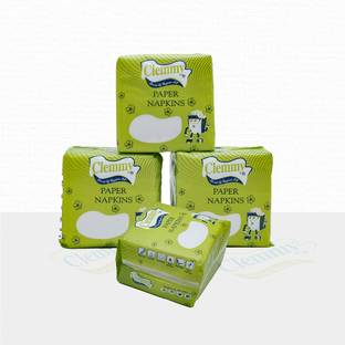 Clemmy soft tissue paper napkins for dining table, travel, car, home