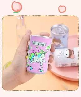 DEVEDITZ Mini Portable Wet Wipes Tissue Can for Cleaning Face Body