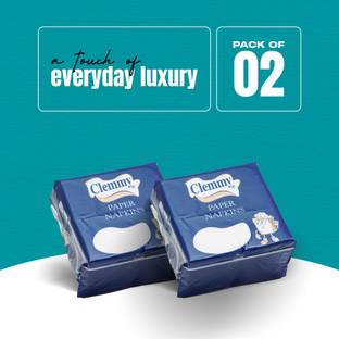 Clemmy super Absorbent paper Napkins for Travel, Car, Home, Office