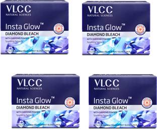 VLCC Insta Glow Diamond Bleach, 30g (Pack of 4)