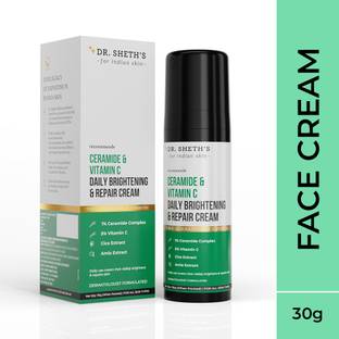 Dr. Sheth's Ceramide & Vitamin C Daily Brightening & Repair Cream | Repairs Skin | 30 g
