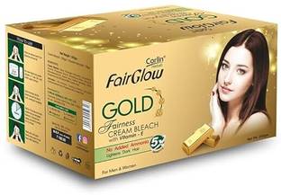 Corlin Fair Glow Gold Fairness Bleach Cream - For Soft, Tender, and Supple Skin