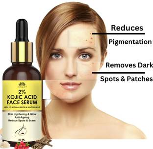 INTIMIFY 2% Kojic Acid Face Serum for Skin Brightening & Lightening, Remove Pigmentation