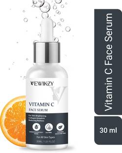 VEWIKZY Vitamin C Brightening Skin Face Serum, Fades Dark Spots & Hyper Pigmentation