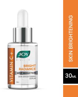 Joy Vitamin C+ Bright Radiance Spot Reduction Skin Brightening Serum | With Niacinamide+Tocopherol | 100% Vegan | Vitamin C Face Serum for Glowing Skin