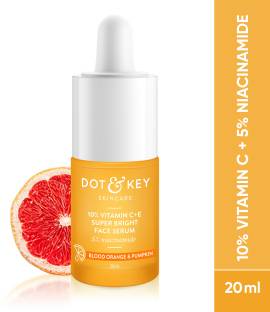 Dot & Key 10% Vitamin C+E Face Serum For Glowing Skin, 5% Niacinamide For Dark Spot