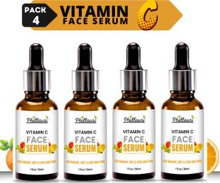 Phillauri Brightening And Dark Spot Removal Face skin serum (Pack of 4, 30ml Each)