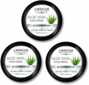L'avenour Aloe Vera Cold Cream with Vitamin E & Caprylic For Deep Hydration & Glowing Skin