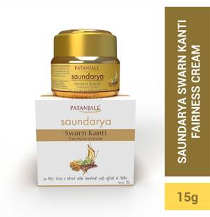 PATANJALI Saundarya Swarn Kanti Fairness Cream with Natural Oils, Instant Hydration