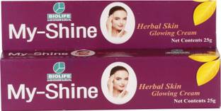 BIOLIFE My-Shine Herbal Skin Glowing Cream | Enriched with Natural Herbal Extracts