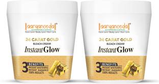 Aaryanveda Gold Bleach Cream,250 g Pack of 2