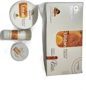 DERMA KLAY Professional Ubtan Bleach Cream Glowing Radiant Fairness, Intensive Formula