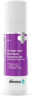 The Derma Co 3% Kojic Acid Dark Spot Corrector Gel for Spotless & Radiant Skin