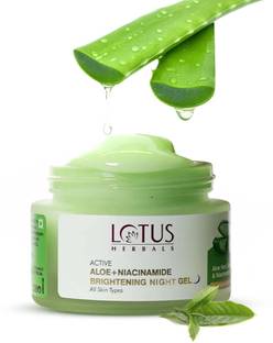 LOTUS HERBALS ACTIVE ALOE+NIACINAMIDE CALM NIGHT GEL