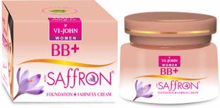 VI-JOHN WOMEN Saffron BB+ Cream Foundation + Fairness Cream Pack Of 1