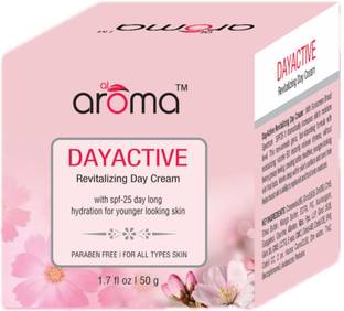 alaroma Day Active Revitalizing Day Cream With SPF 25, Lightweight & Non Greasy