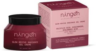 Ningen Glow Revive Radiance Gel Creme | For Face Brightening and Glow | Derma Tested