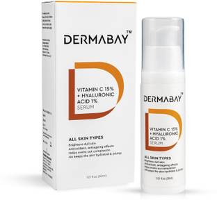 DERMABAY Vitamin C 15% + Hyaluronic Acid 1% Serum - Ultimate Skincare - 30 ML