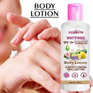 Regolith Body Lotion Natural Glow, Cell Repair, SPF 15 Body Lotion