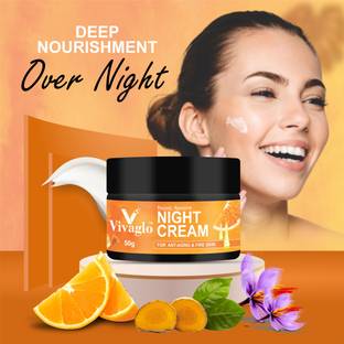VIVAGLO Night Face Cream | Hyaluronic Acid & Shea Butter