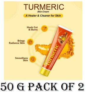 DOUBLE LIPS DAILY CARE TURMERIC & ANTIBATIC FAIRNESS CREAM 50 GRM PACK OF 2