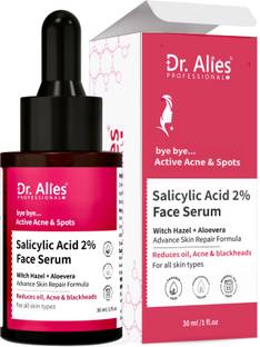 Dr. Alies Professional 2% Salicylic Acid Face Serum for Acne, Blackheads & Open Pores | For Oily Skin
