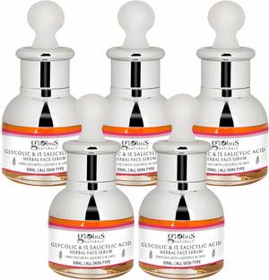 Globus Naturals Glycolic & 1% Salicylic Acid Anti Acne Face Serum