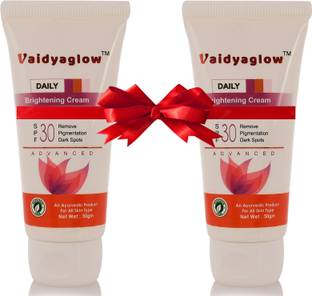 au vaidya enterprises Vaidyaglow Daily Brightening Cream With Spf-30 ( 50gm )