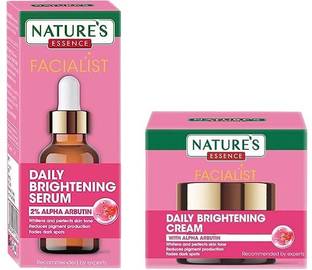 Nature's Essence DAILY BRIGHTENING SERUM+CREAM WITH ALPHA ARBUTIN 30ML+45G