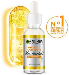 GARNIER Bright Complete 30X Vitamin C Face Serum, Glows Skin & Reduces spots, Unisex