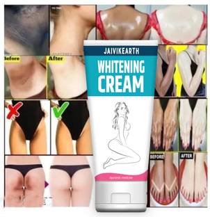Jaivik Earth ™ Ayurvedic dark underarm intimate area neck elbow palm feet whitening cream