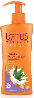 LOTUS HERBALS SAFESUN ANTI-TAN BODY LOTION