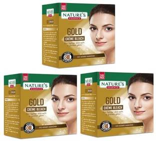 NATURE'SESSENCE GOLD CREAM BLEACH 43GM (PACK OF 3)