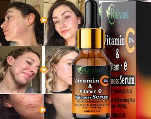 Raiyani Vitamin C Serum 15% L-Ascorbic Acid and 1% Vitamin E Brightening Serum