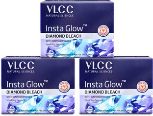 VLCC Insta Glow Diamond Bleach (Pack of 3)