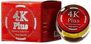 4K Plus Whitening Goji Berry Night Cream 5x Bright Skin Collagen Whitening Cream