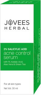 JOVEES 2% Salicylic Acid Acne Control Serum Reduces Acne, Blackheads & Hydrating