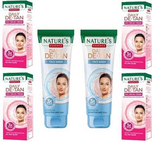 Nature's Essence DAILY DE-TAN FACE WASH200ML(240MRP)+DAILY DT-TAN DAY SERUM CREAM 120ML(200MRP)