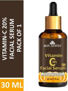 Bon Austin Vitamin C 20% Oil Free Facial serum- For Lightening, Whitening & Brightening Skin