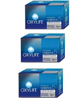Oxylife Radiance 5 Creme Bleach 9g (Pack of 3)