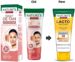 Nature's Essence Daily De Tan Lacto Tan Clear 100 ml (Pack of 2)